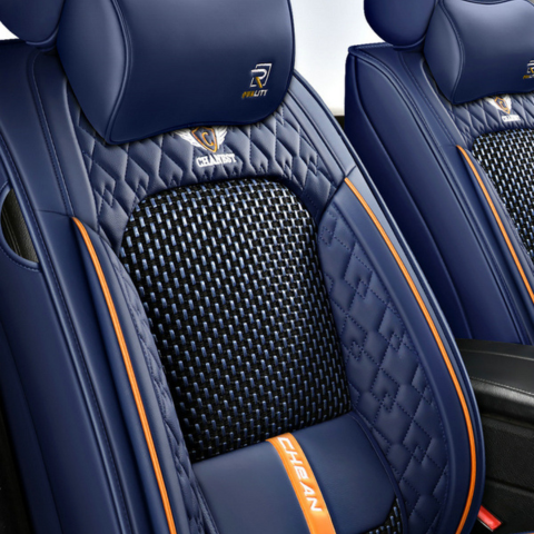 Cubre Auto Universal Axon en Cuero Legítimo con Airbag + REGALOS: Alfombra de Cuero y Funda de Volante